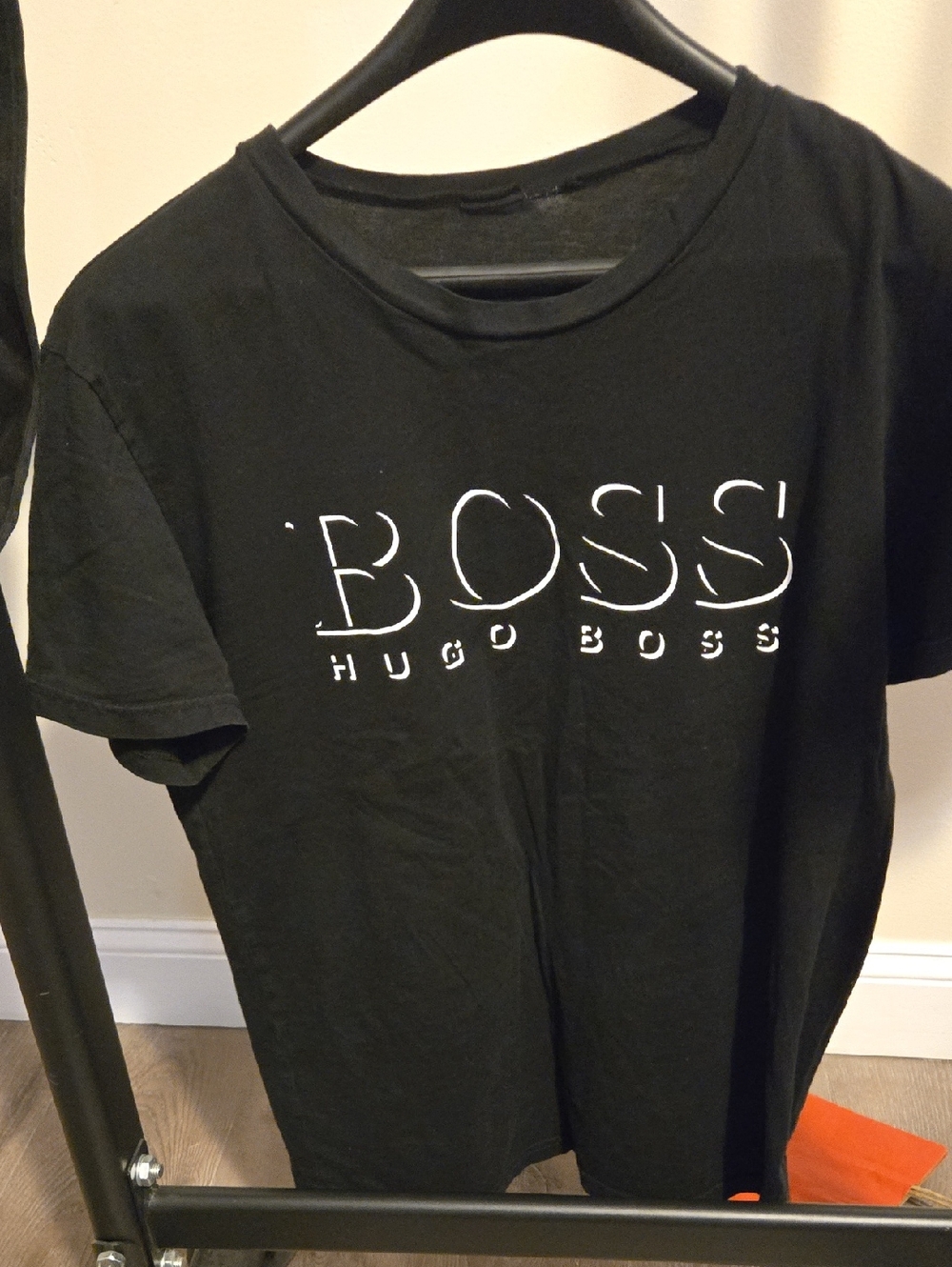 Hugo Boss Classic Black Tee Short Sleeve Medium